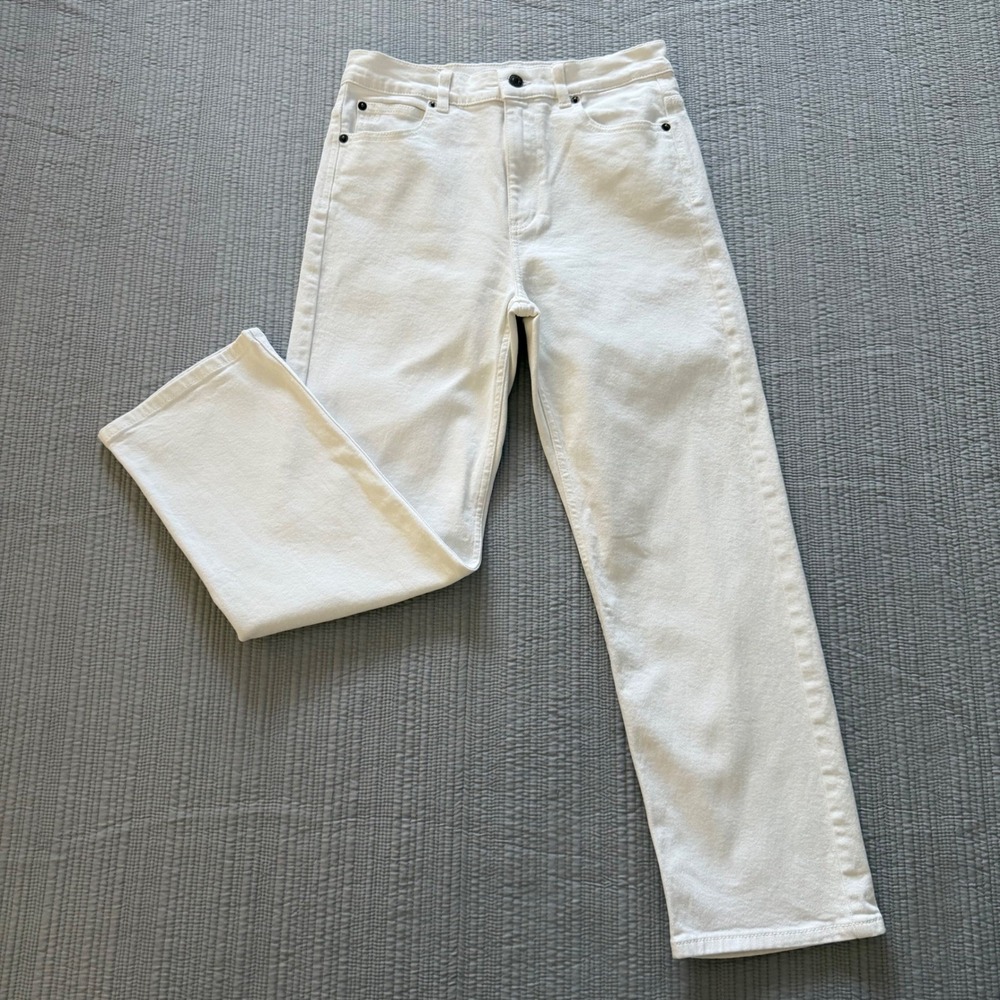 InWear Copenhagen Women's Jeans  Size 27 White Straight Leg Organic Cotton‎